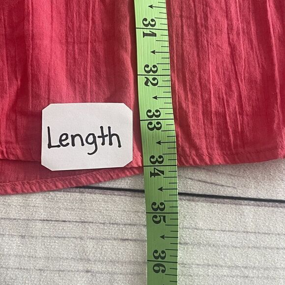 Lauren Ralph Lauren Slip On Dress Coverup Women Sz Small Pink Lightweight Beachy - Picture 4 of 9